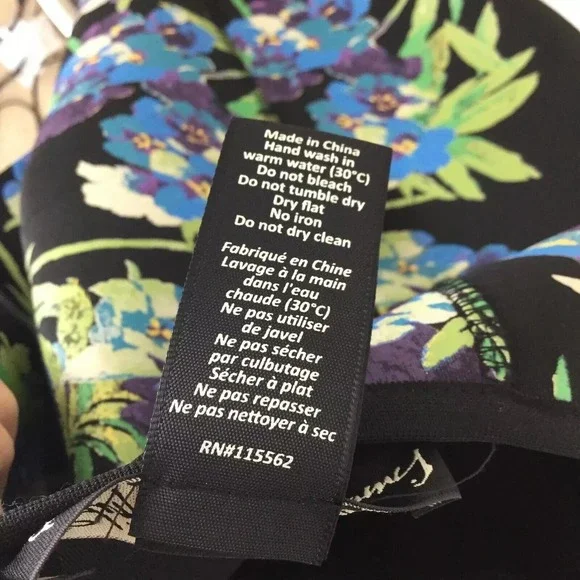 Elizabeth & James Skirt L Floral Whimsigoth Neoprene Dark Fairy Botanical $325 - Picture 4 of 9